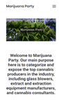 Mobile Screenshot of marijuanaparty.org