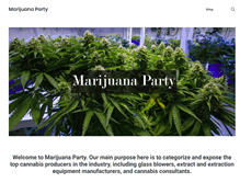 Tablet Screenshot of marijuanaparty.org